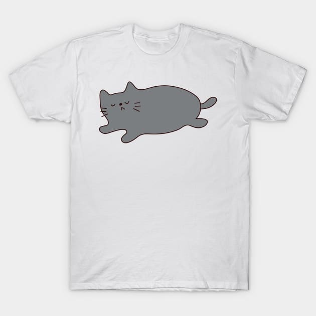 Sleeping Cat T-Shirt by Visualism